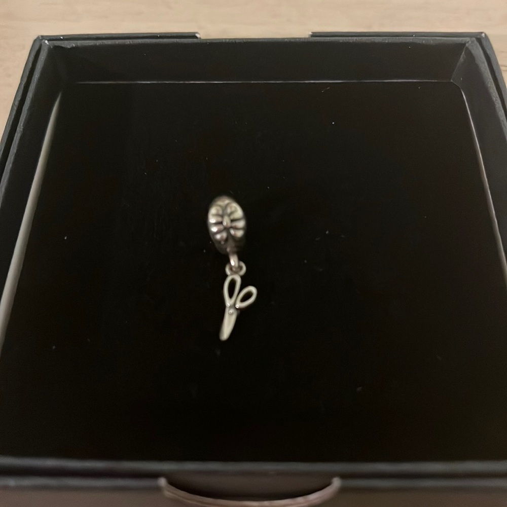 Scissor pandora charm silver